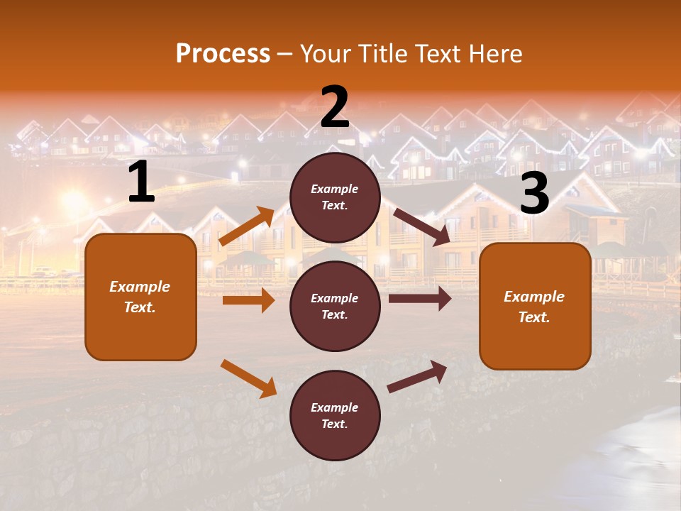 Cottage Bright Xmas PowerPoint Template