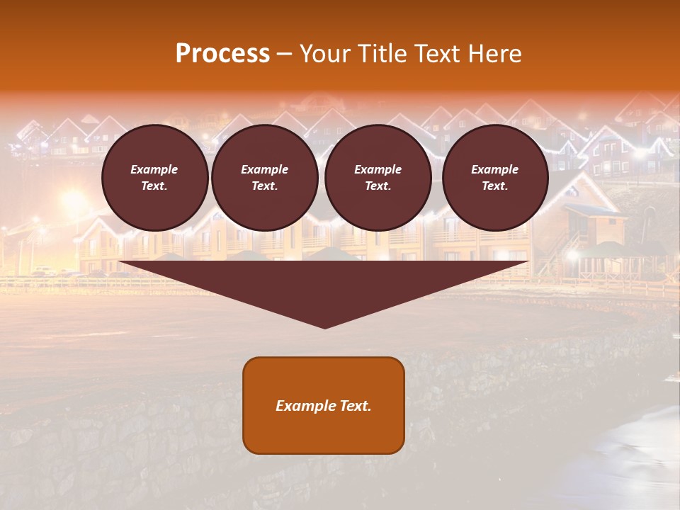 Cottage Bright Xmas PowerPoint Template