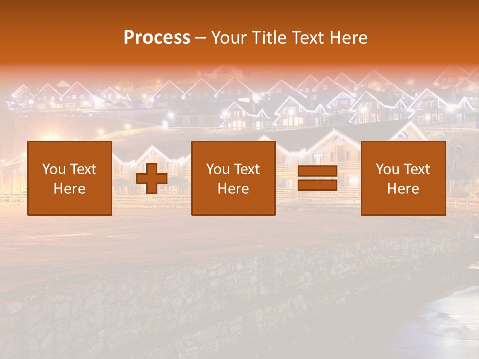 Cottage Bright Xmas PowerPoint Template