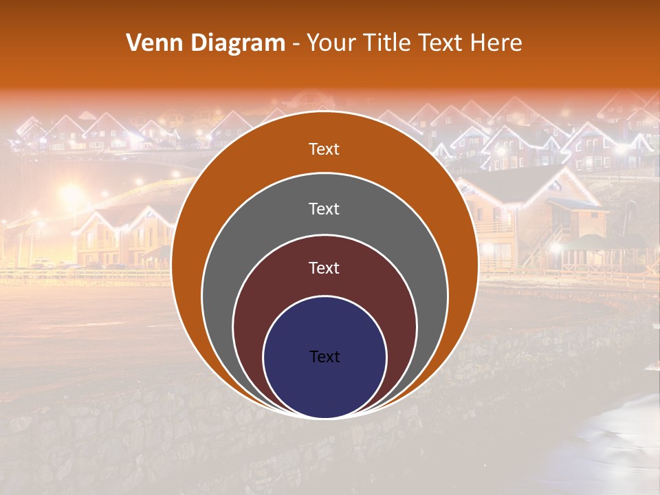 Cottage Bright Xmas PowerPoint Template
