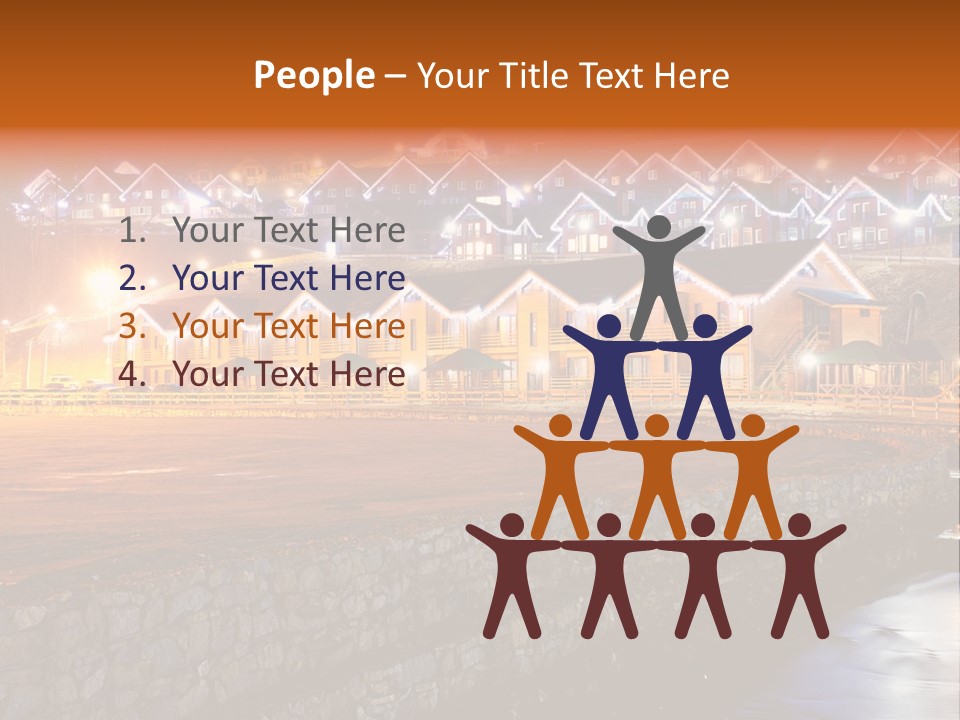 Cottage Bright Xmas PowerPoint Template