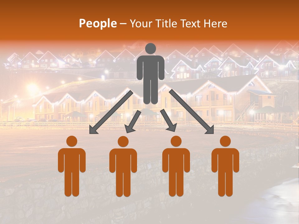 Cottage Bright Xmas PowerPoint Template