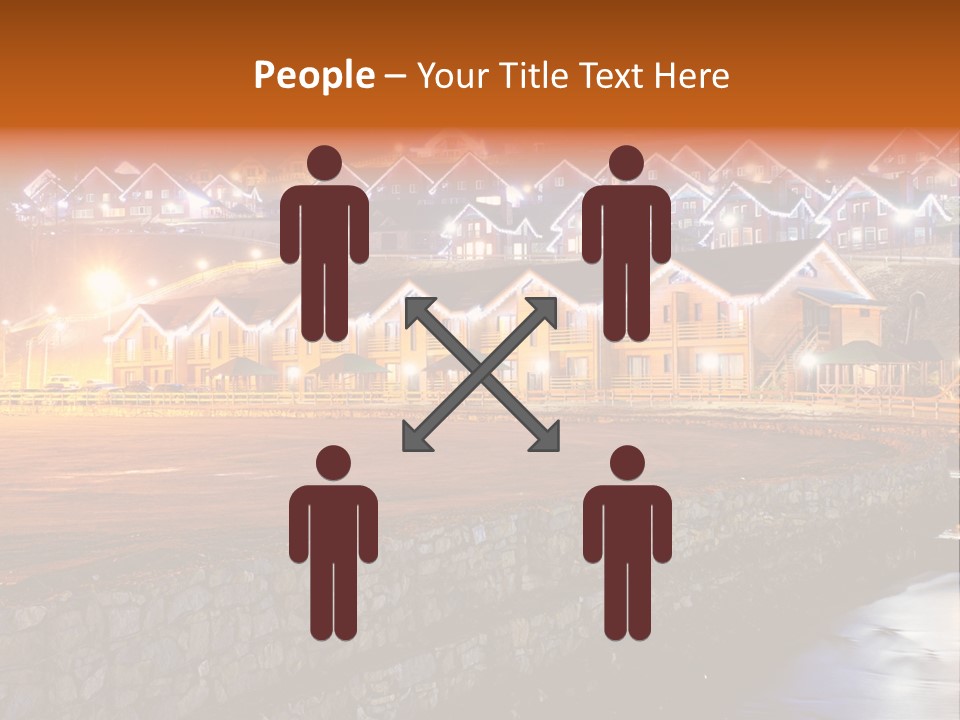 Cottage Bright Xmas PowerPoint Template