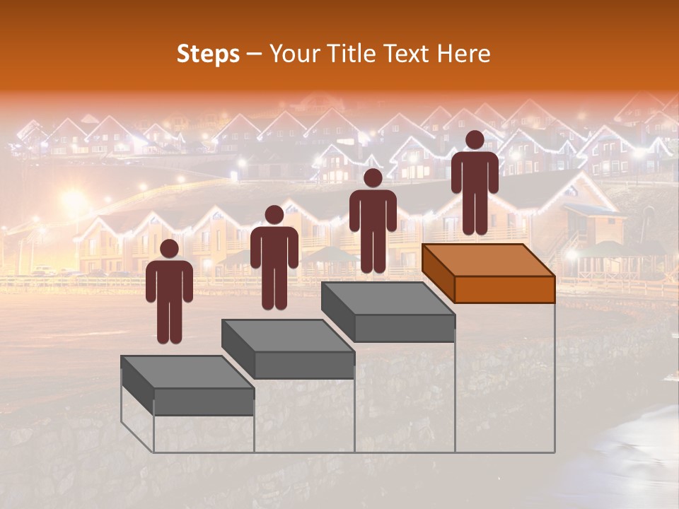 Cottage Bright Xmas PowerPoint Template