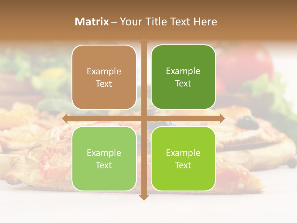Isolated Pepperoni Baked PowerPoint Template