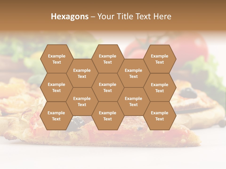 Isolated Pepperoni Baked PowerPoint Template