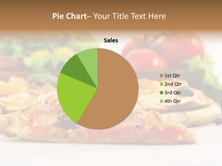 Isolated Pepperoni Baked PowerPoint Template