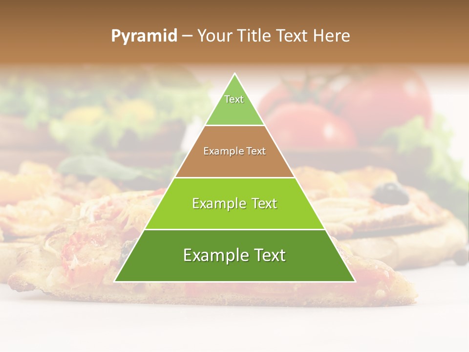 Isolated Pepperoni Baked PowerPoint Template