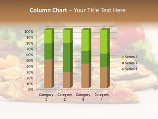 Isolated Pepperoni Baked PowerPoint Template