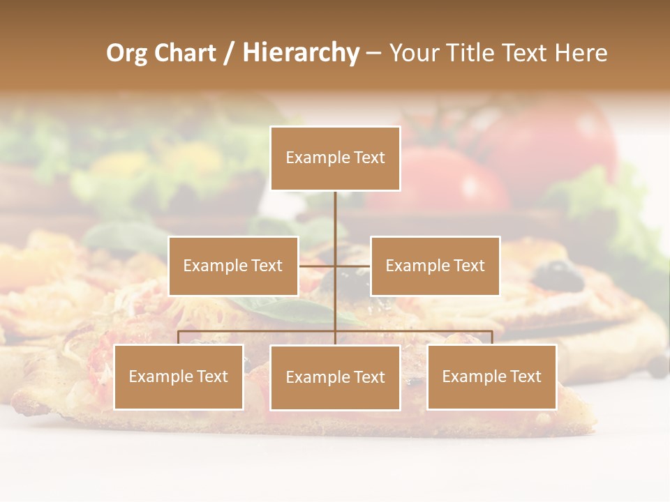 Isolated Pepperoni Baked PowerPoint Template