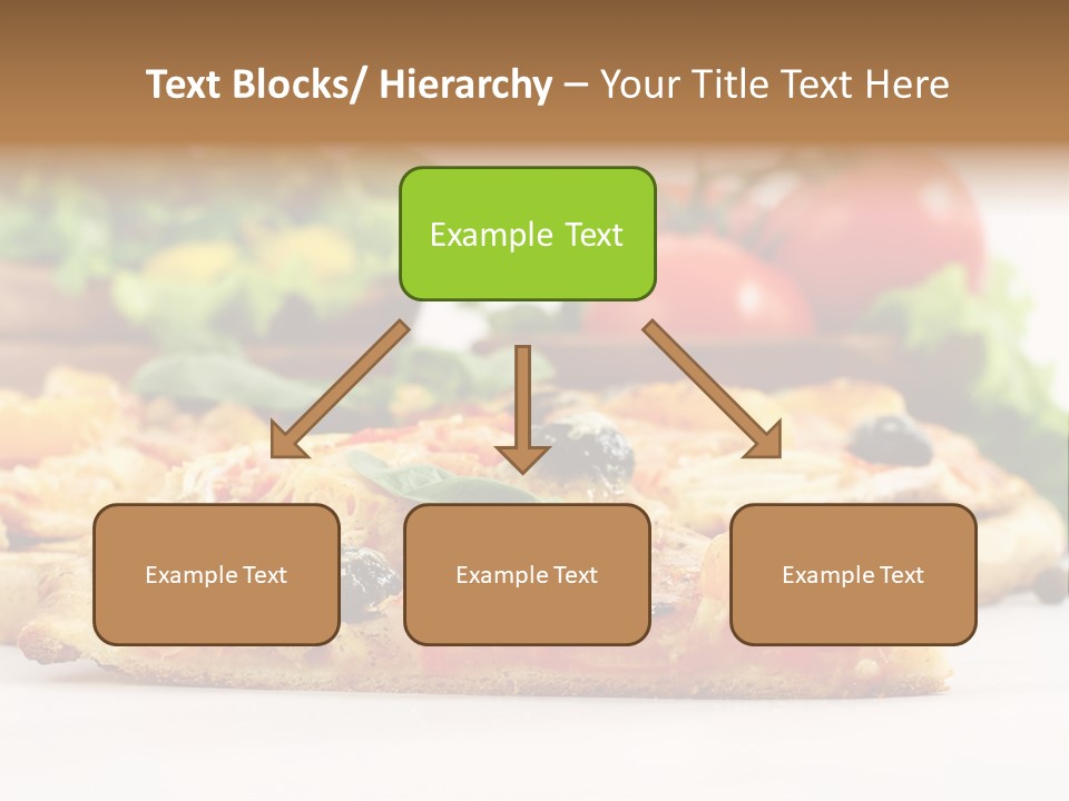 Isolated Pepperoni Baked PowerPoint Template