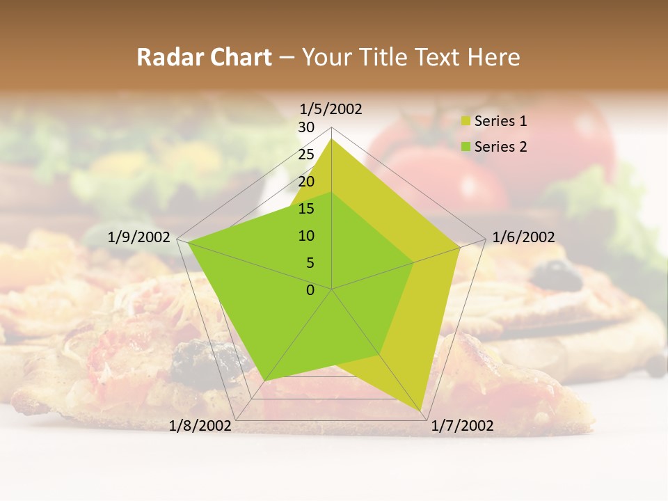 Isolated Pepperoni Baked PowerPoint Template