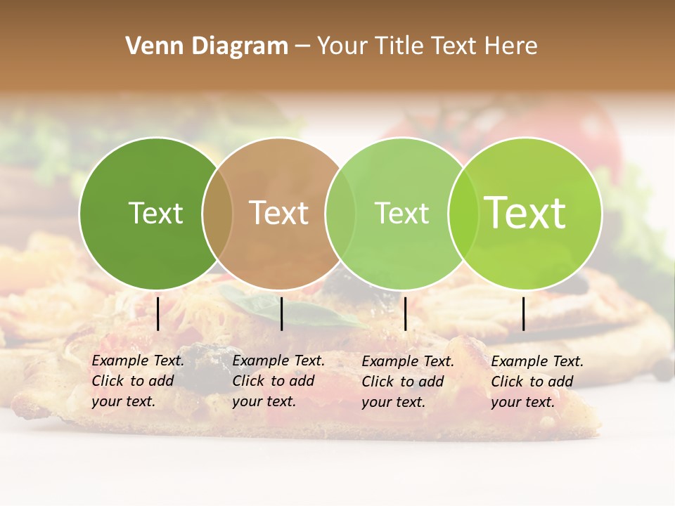 Isolated Pepperoni Baked PowerPoint Template