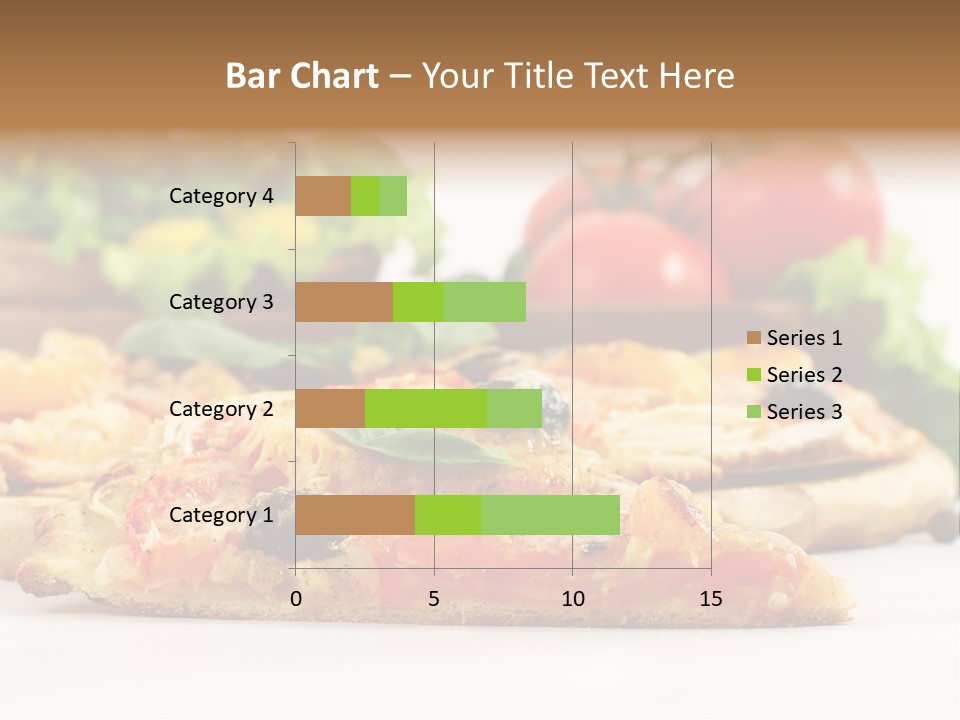 Isolated Pepperoni Baked PowerPoint Template