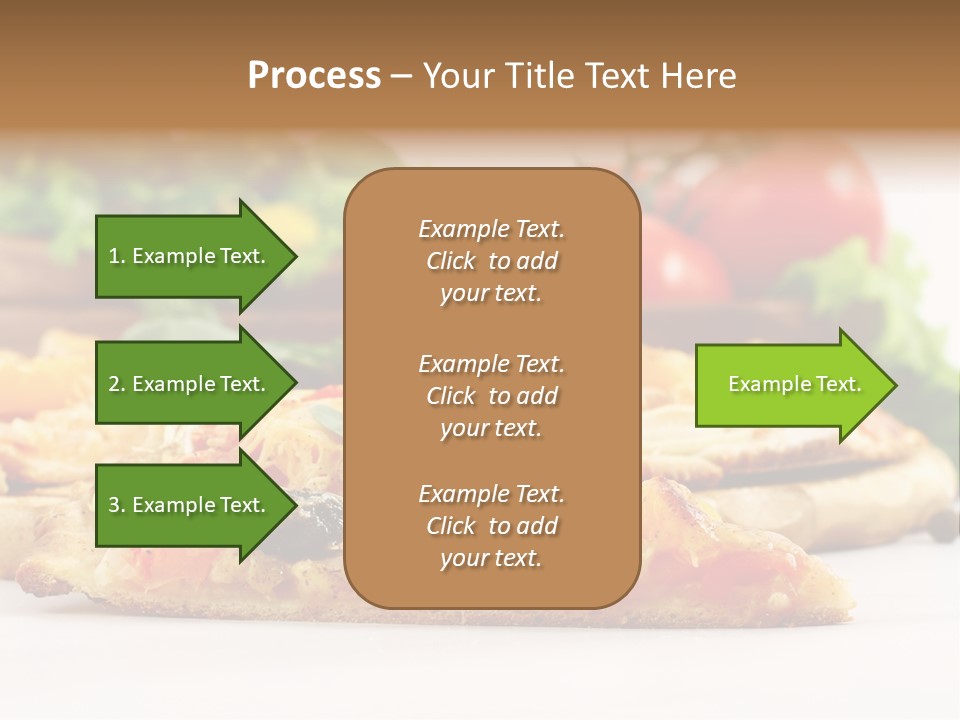 Isolated Pepperoni Baked PowerPoint Template