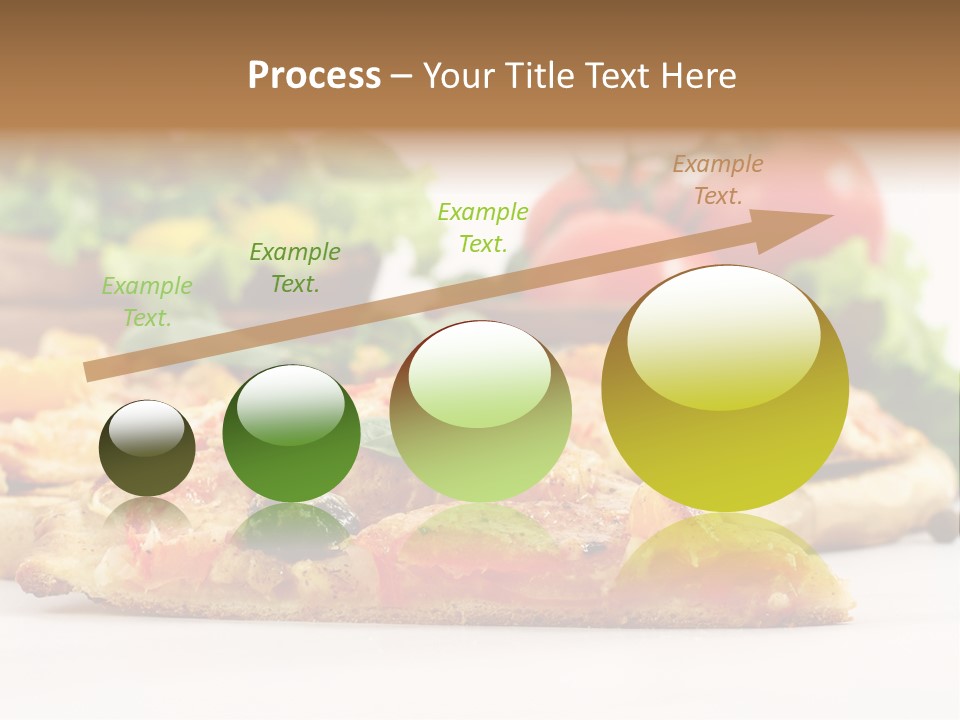 Isolated Pepperoni Baked PowerPoint Template