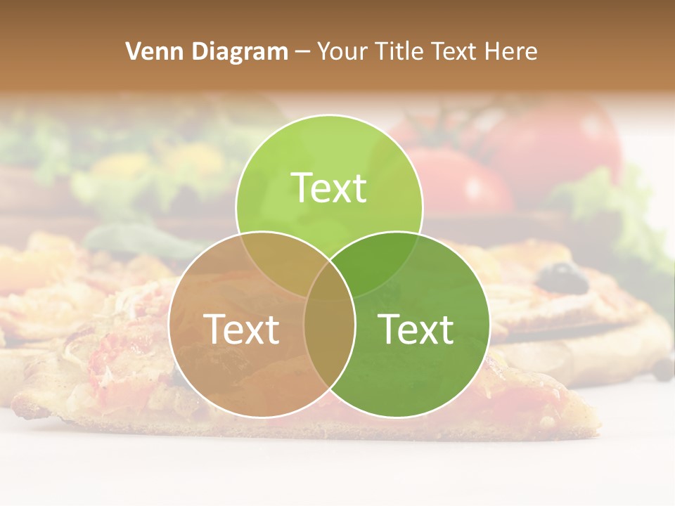 Isolated Pepperoni Baked PowerPoint Template