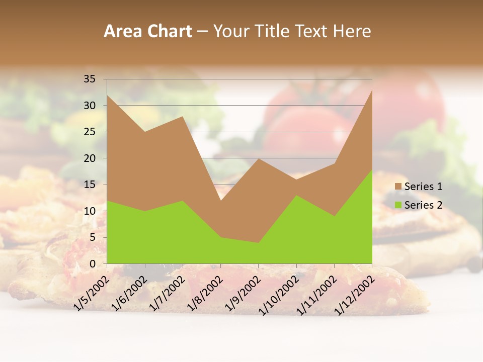 Isolated Pepperoni Baked PowerPoint Template