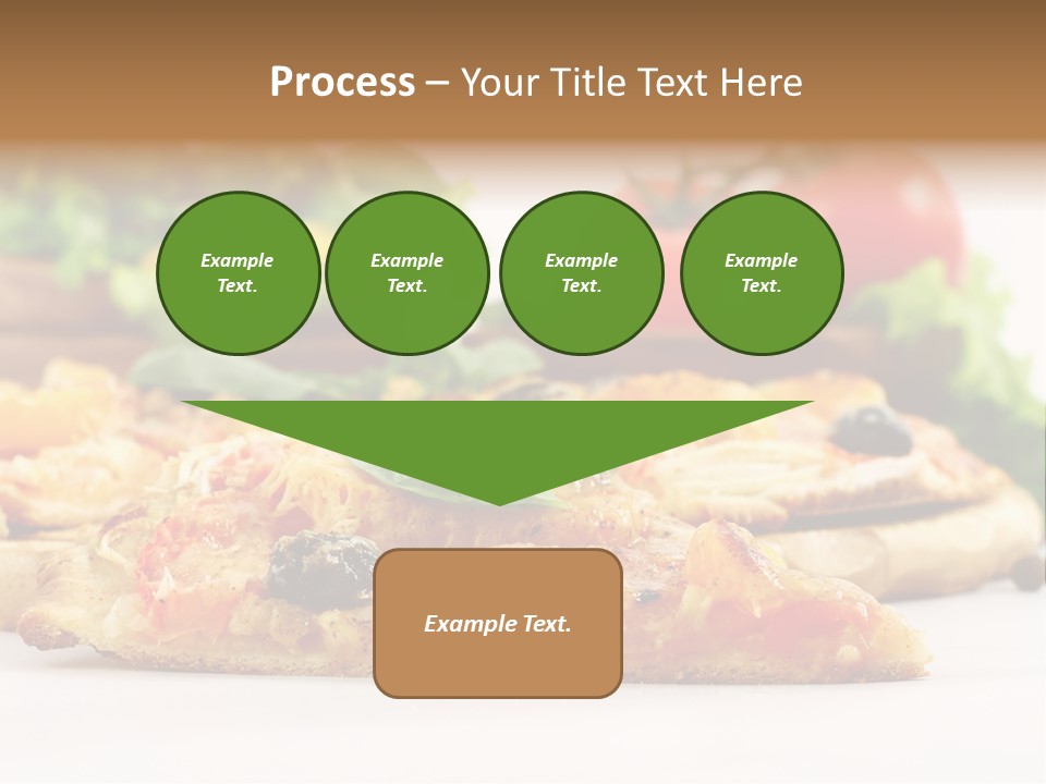 Isolated Pepperoni Baked PowerPoint Template