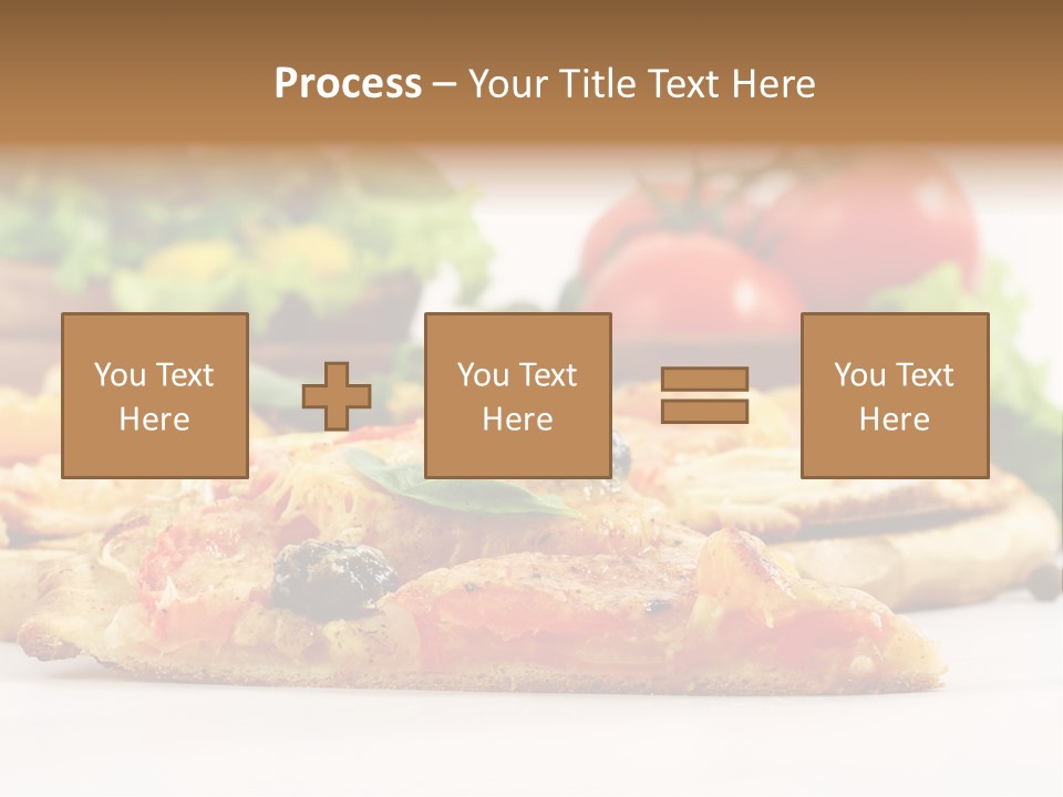 Isolated Pepperoni Baked PowerPoint Template