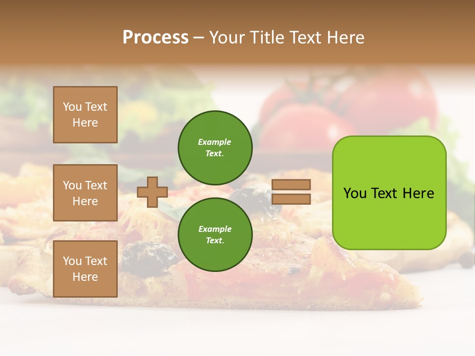 Isolated Pepperoni Baked PowerPoint Template