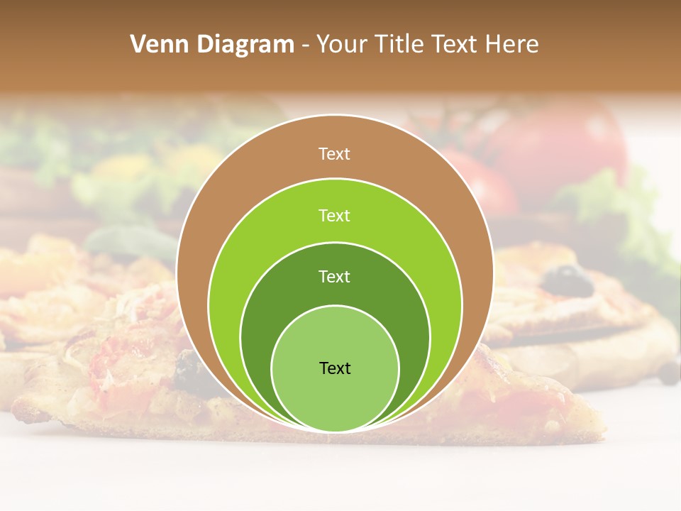 Isolated Pepperoni Baked PowerPoint Template