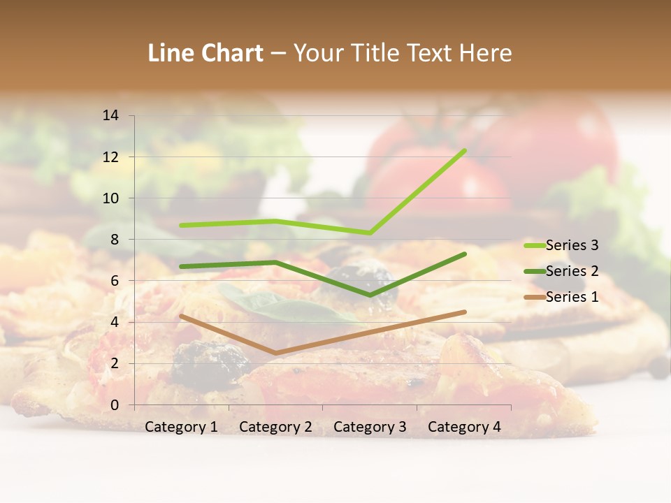 Isolated Pepperoni Baked PowerPoint Template