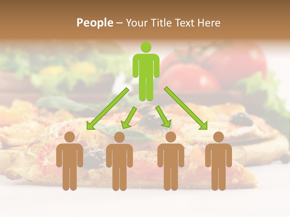 Isolated Pepperoni Baked PowerPoint Template