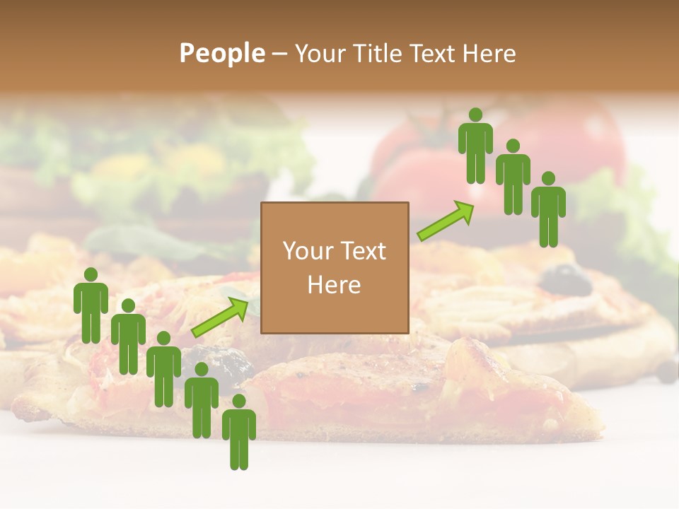Isolated Pepperoni Baked PowerPoint Template