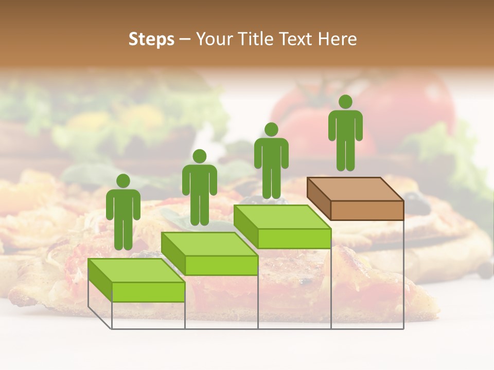 Isolated Pepperoni Baked PowerPoint Template