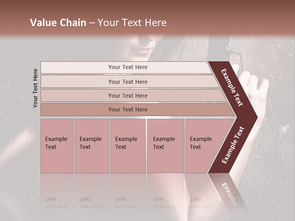 Weapons Portrait Pistol PowerPoint Template