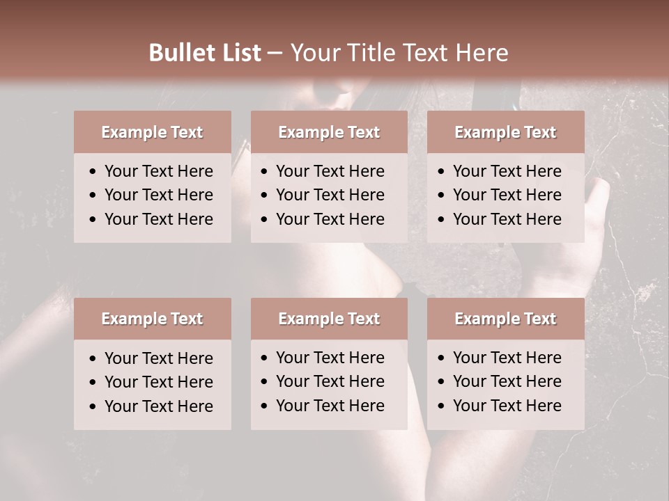 Weapons Portrait Pistol PowerPoint Template