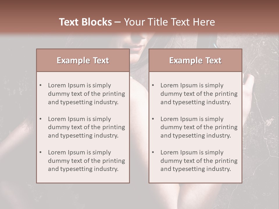 Weapons Portrait Pistol PowerPoint Template