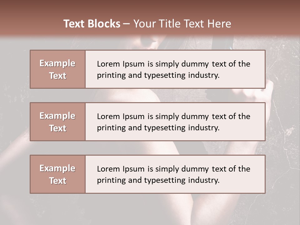 Weapons Portrait Pistol PowerPoint Template