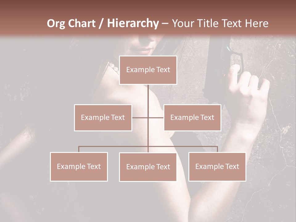 Weapons Portrait Pistol PowerPoint Template