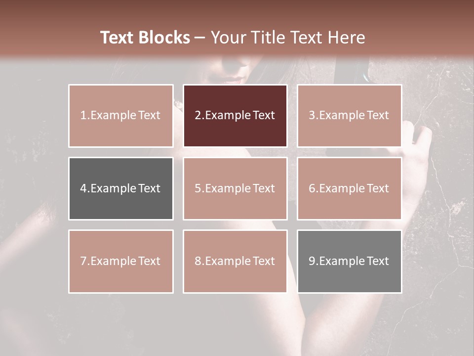 Weapons Portrait Pistol PowerPoint Template