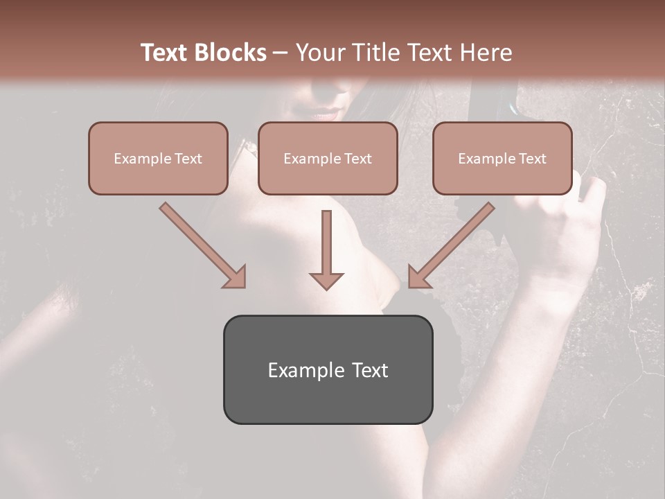 Weapons Portrait Pistol PowerPoint Template