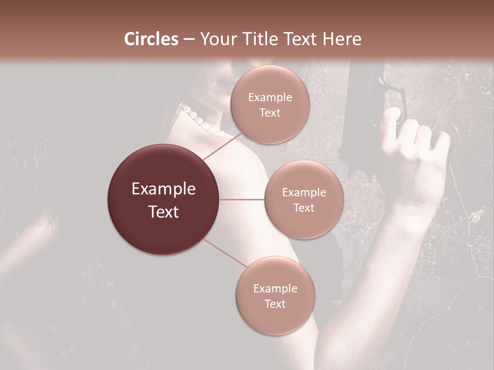 Weapons Portrait Pistol PowerPoint Template