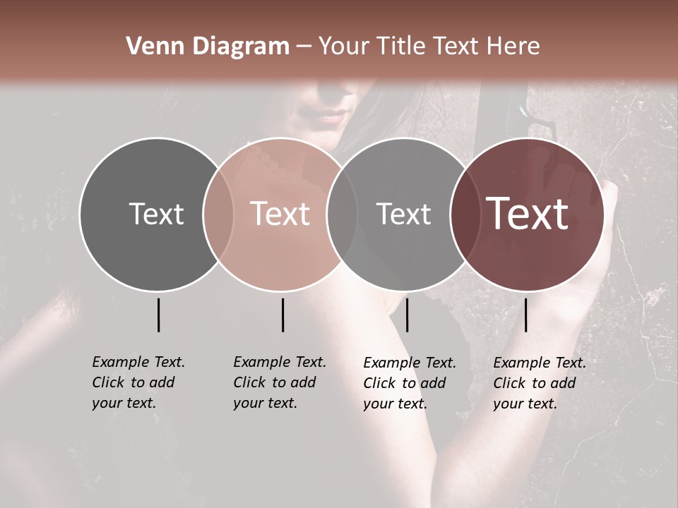 Weapons Portrait Pistol PowerPoint Template