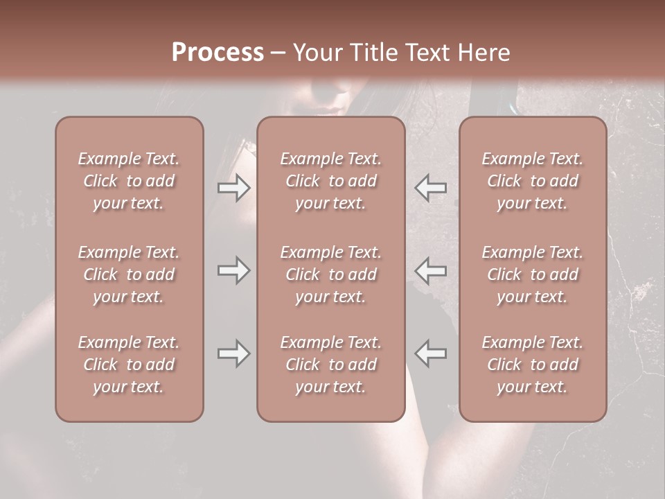 Weapons Portrait Pistol PowerPoint Template