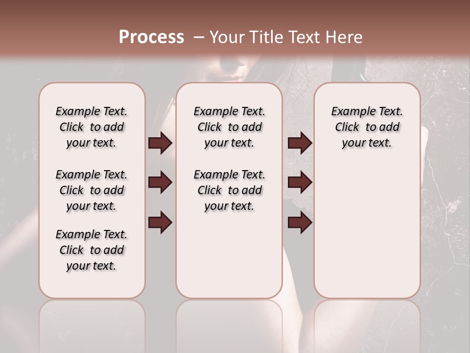 Weapons Portrait Pistol PowerPoint Template