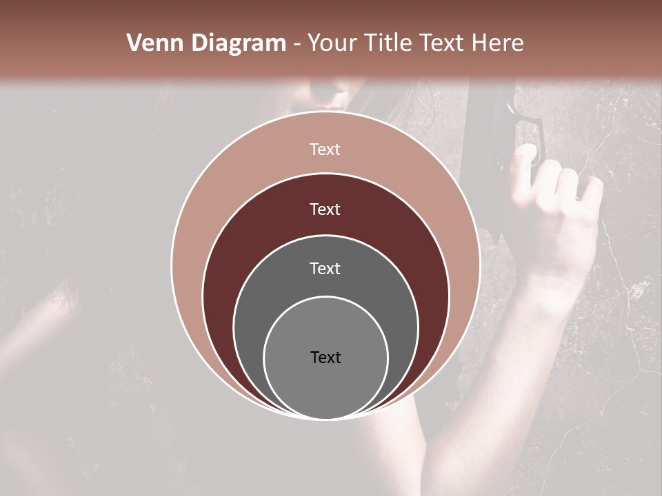 Weapons Portrait Pistol PowerPoint Template