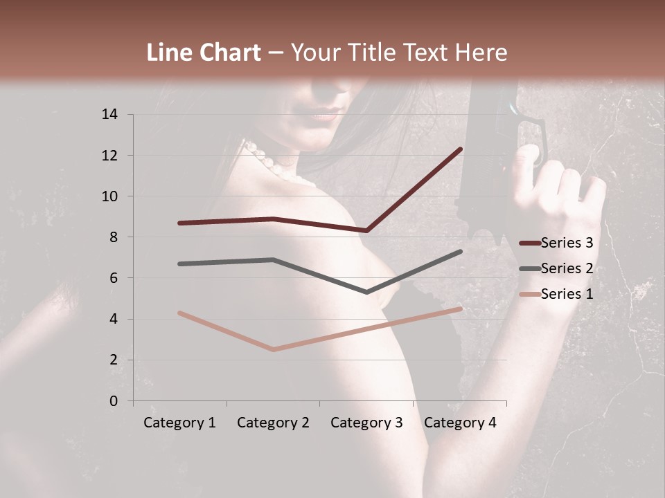 Weapons Portrait Pistol PowerPoint Template