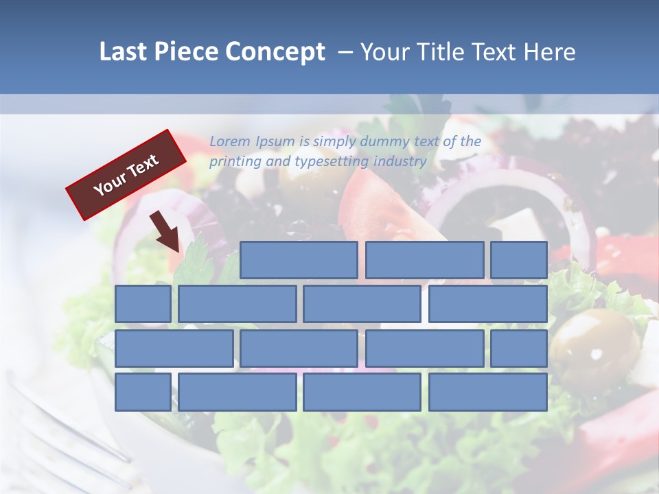 Tomatoes Appetizer Greek Salad PowerPoint Template