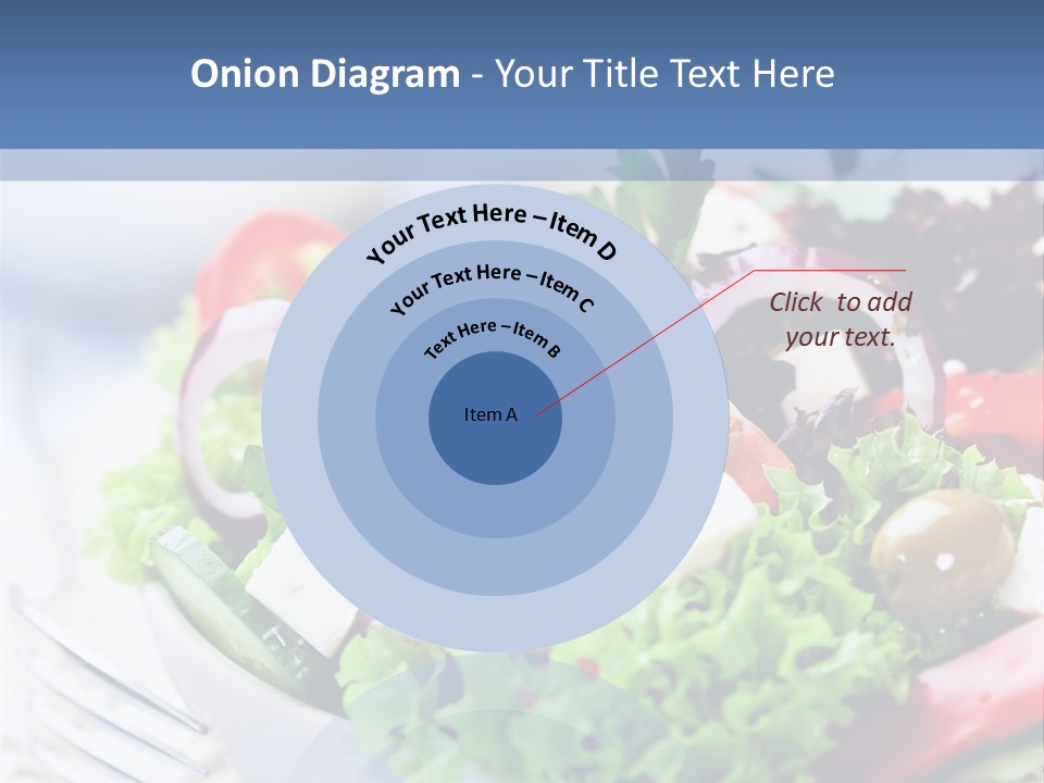 Tomatoes Appetizer Greek Salad PowerPoint Template