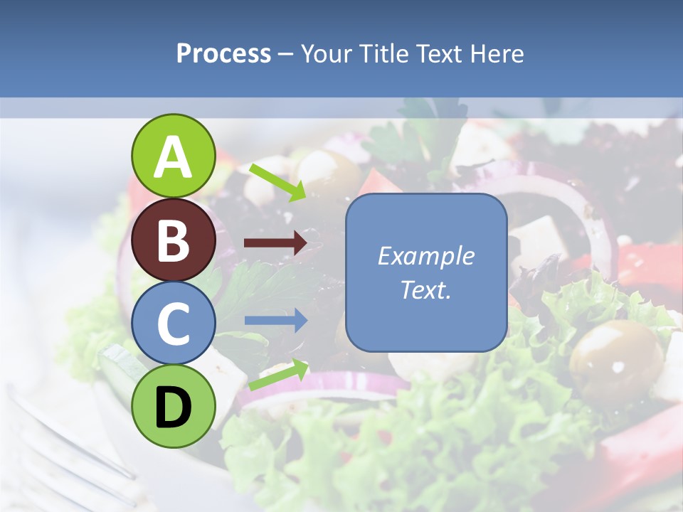 Tomatoes Appetizer Greek Salad PowerPoint Template
