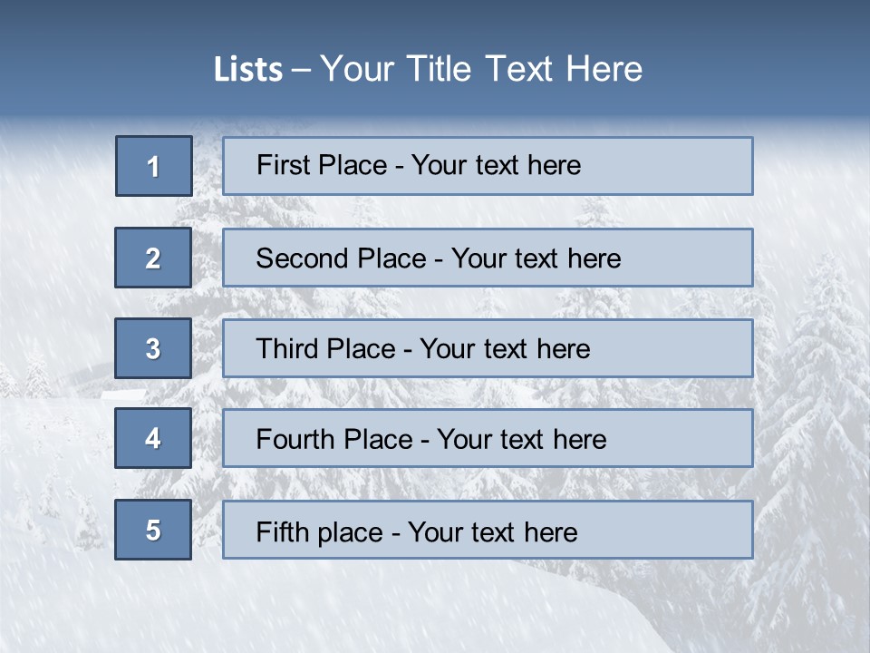 Illumination Nature Xmas PowerPoint Template