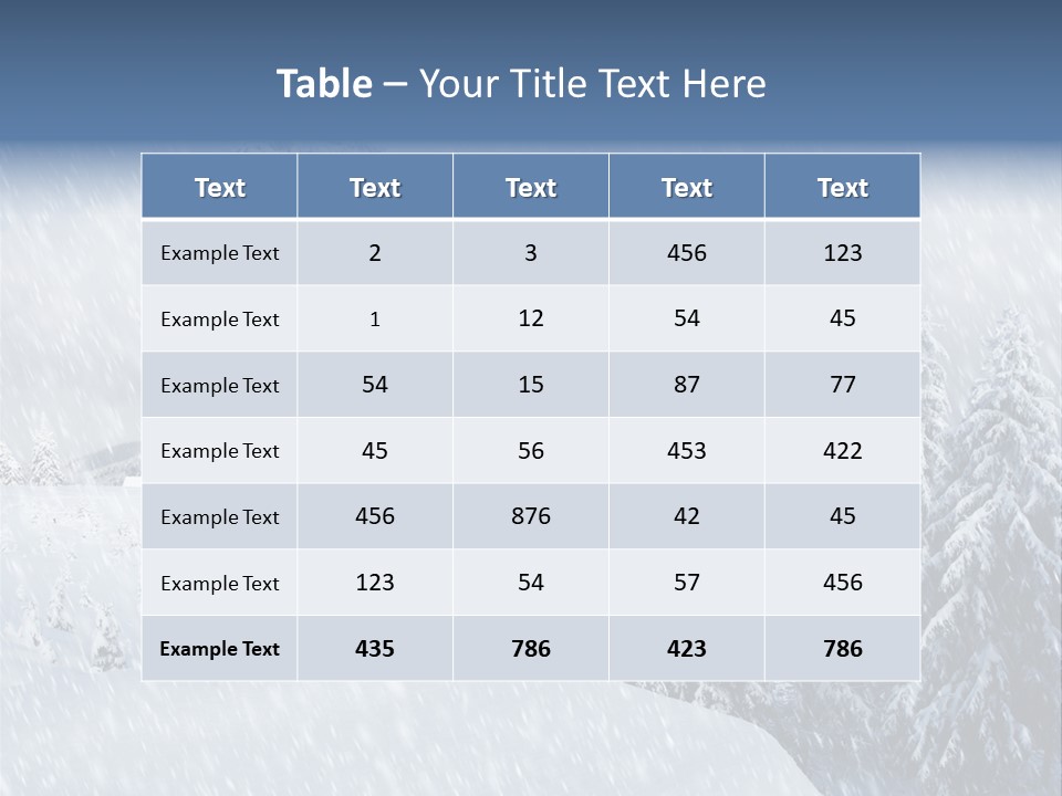 Illumination Nature Xmas PowerPoint Template