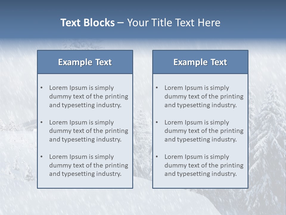 Illumination Nature Xmas PowerPoint Template