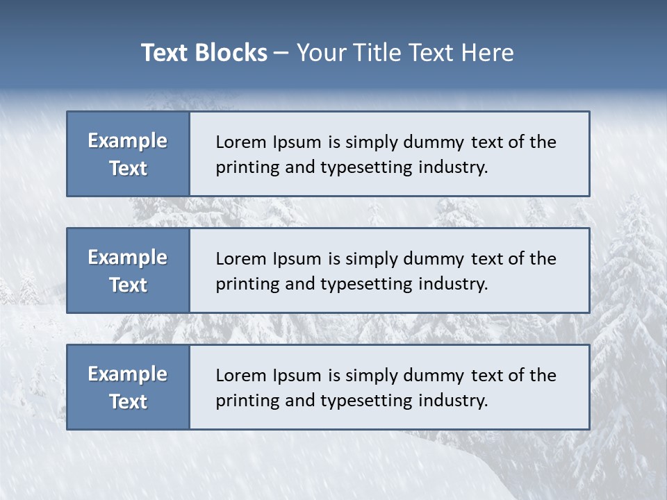 Illumination Nature Xmas PowerPoint Template